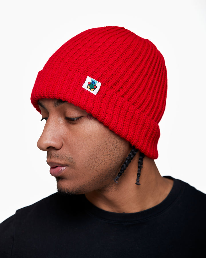 Beanie with original bear left Emtag